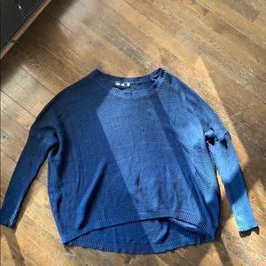 fab’rik navy blue knit sweater- M/L